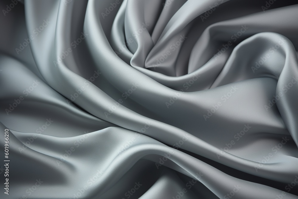 gray silk background from generative ai