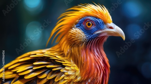Golden Pheasant. Generative AI © piai