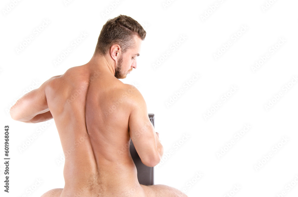 Young handsome stripper posing in the studio. A man with an athletic body dressed as a police officer. Young handsome stripper posing in the studio. A man with an athletic body dressed as a police officer.
