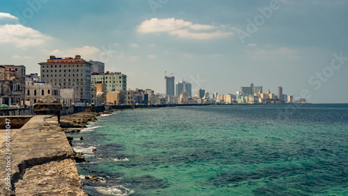The Malecon waterfront in Havana, Cuba photo