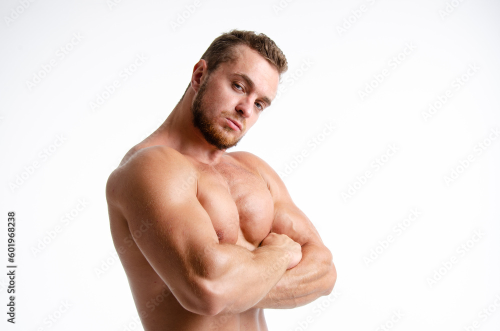 Young handsome guy on a diet. A man with a beautiful athletic body. Young handsome guy on a diet. A man with a beautiful athletic body.