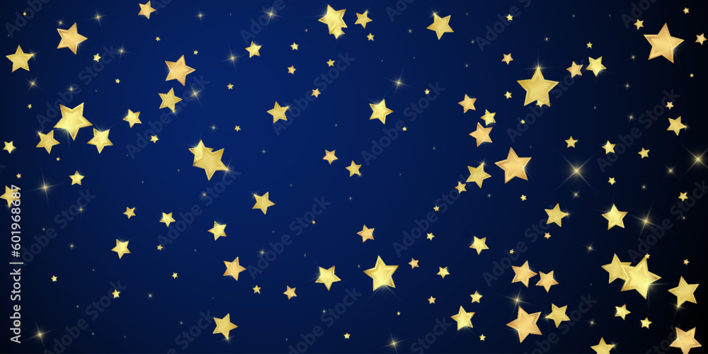 Magic stars vector overlay. Gold stars scattered Magic stars vector overlay. Gold stars scattered