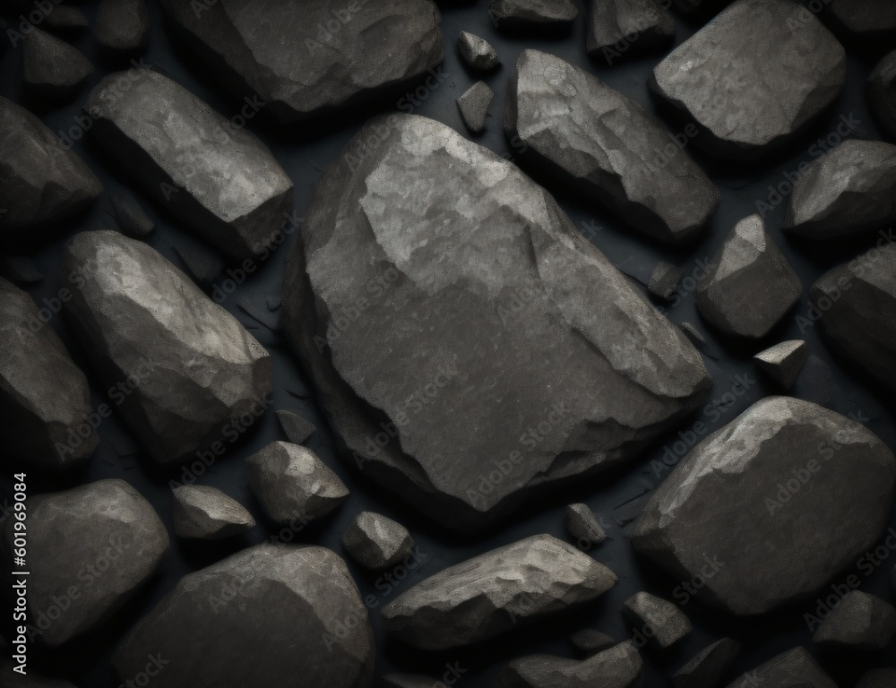 Black rock background. Dark gray stone texture. Black grunge background. Mountain close-up. Distressed backdrop. Black rock background. Dark gray stone texture. Black grunge background. Mountain close-up. Distressed backdrop.