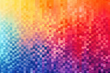 Multicolored Gradient Abstract Fine Art Grid. Generative Ai