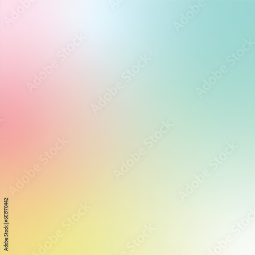 Pink, mint, and yellow pastel gradient smooth background