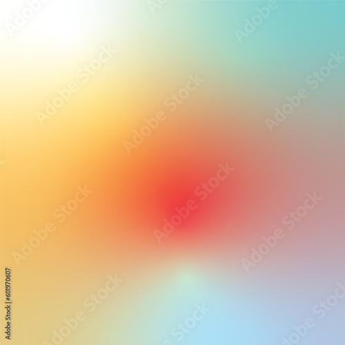 Red, yellow, tosca and purple gradient smooth background