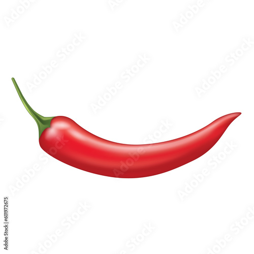 Fresh red peppers  organic vegetables. Cooking ingredients natural food. PNG 3d illustration isolated on transparent background.