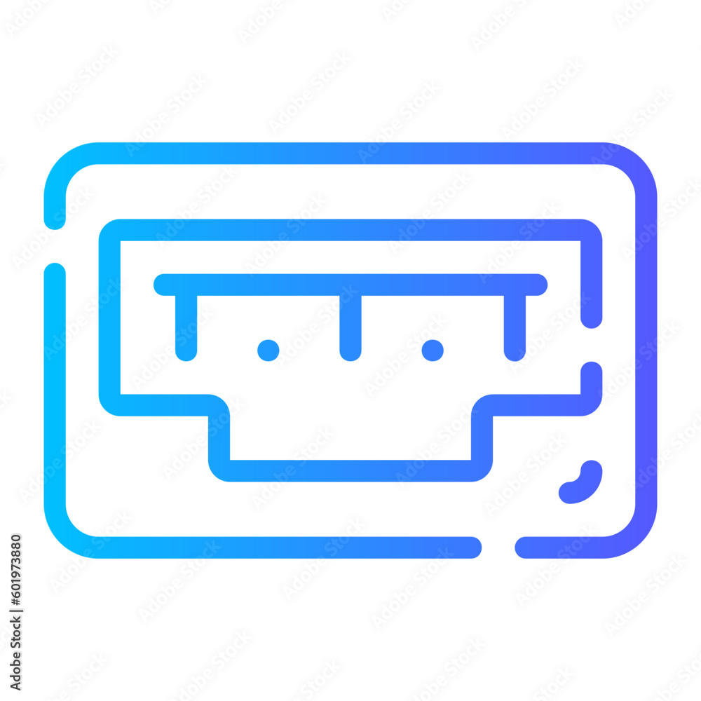 connector gradient icon connector gradient icon