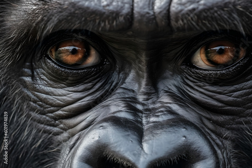 Dominant Gorilla in the Rainforest - Captured by Generative AI

