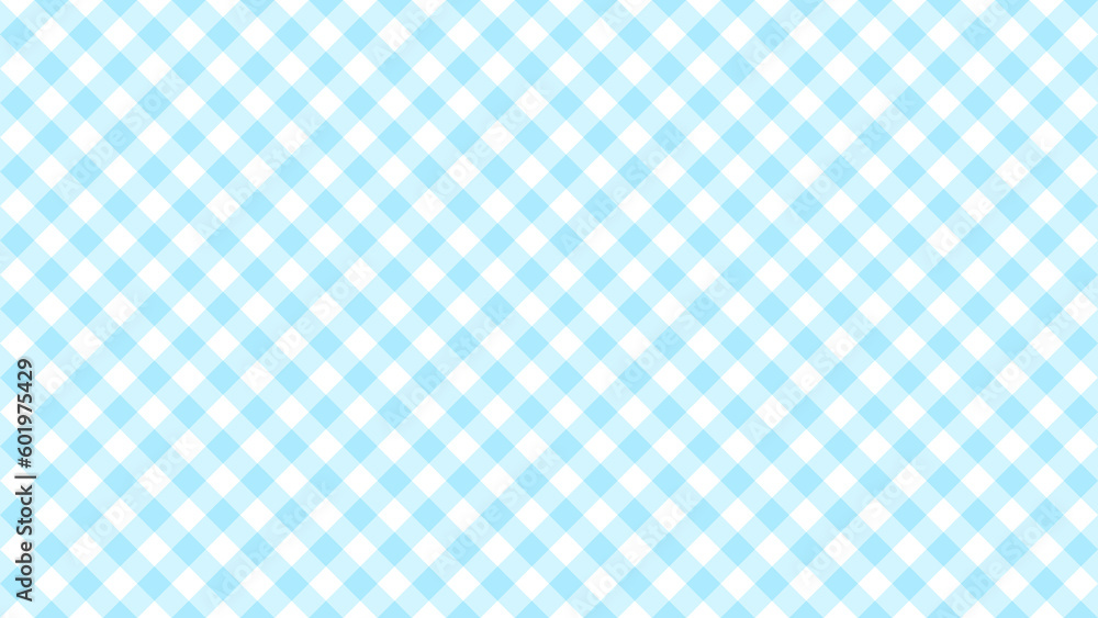 seamless gingham checker pattern in soft blue and white, pastel diagonal square repeat tile for making background, png transparent. seamless gingham checker pattern in soft blue and white, pastel diagonal square repeat tile for making background, png transparent.