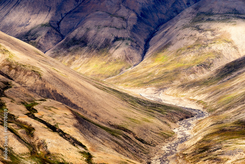 amazing nature and landscape of Svalbard photo