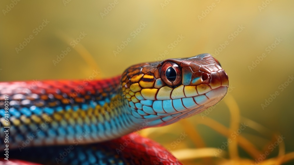 San Francisco Garter Snake. Generative AI San Francisco Garter Snake. Generative AI