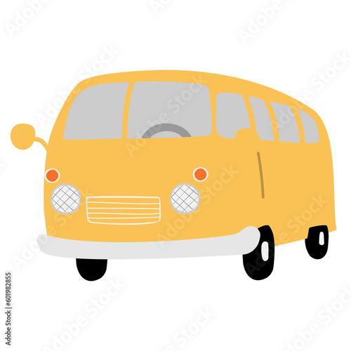 groovy hippie clipart, retro 70s hippy van bus clip art, road trip vector illustration, mountain landscape scenery png, peace and love clipart, vintage scene creator