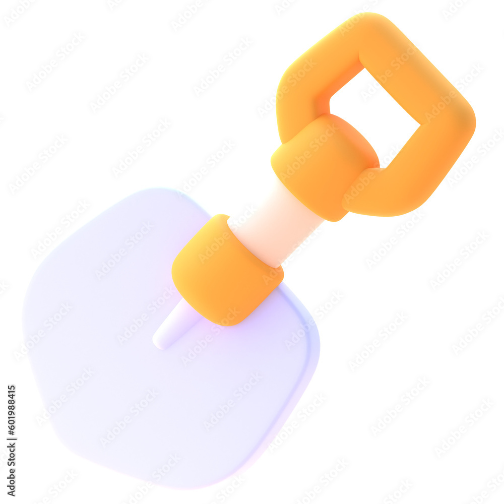 Shovel 3D Rendered Image Shovel 3D Rendered Image