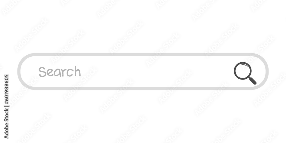 Search bar icon isolate on transparent background. Search bar icon isolate on transparent background.