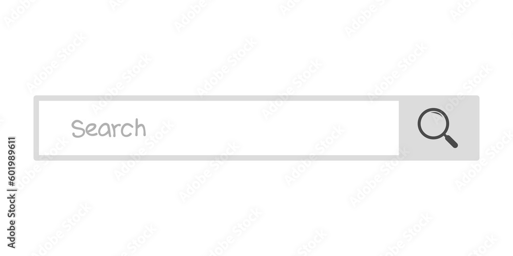Search bar icon isolate on transparent background. Search bar icon isolate on transparent background.