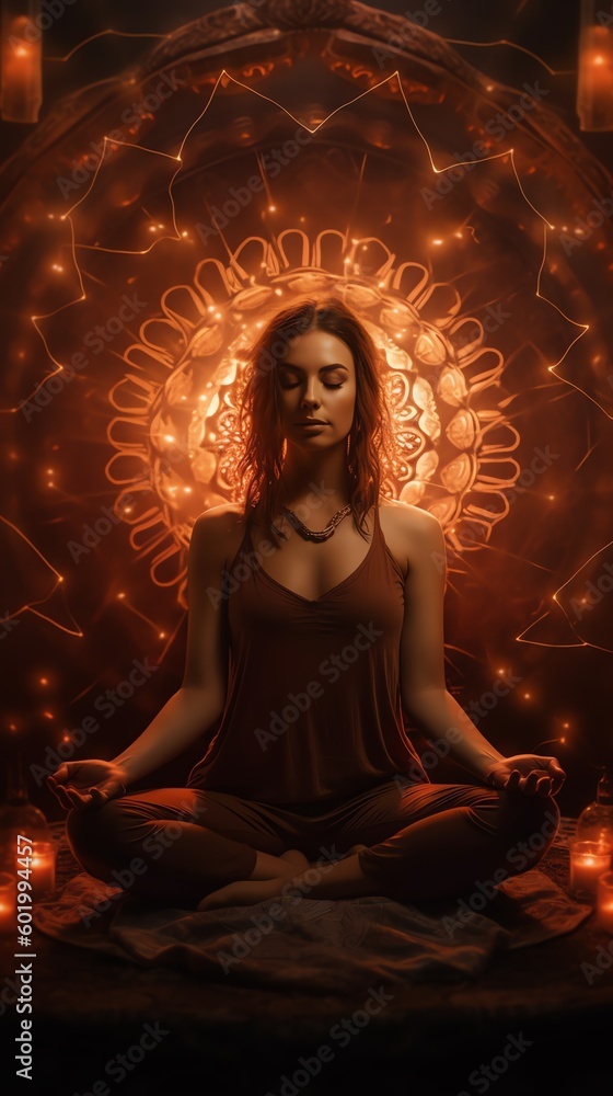 Woman in meditation