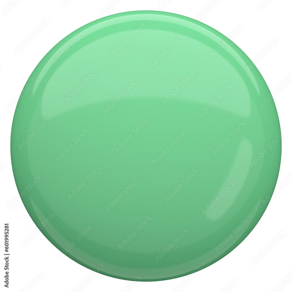 3D circle button. Empty button. 3D illustration. 3D circle button. Empty button. 3D illustration.