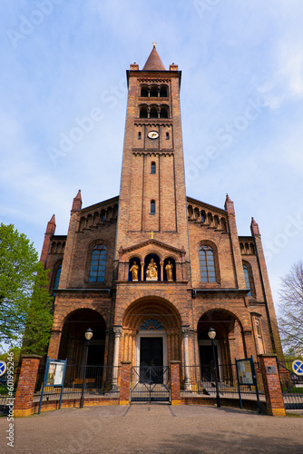 Potsdam, Germany - 1.05.2023: Roman Catholic Church of St. Peter und Paul 