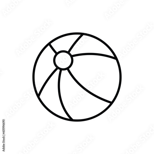 Basket Ball icon vector stock.