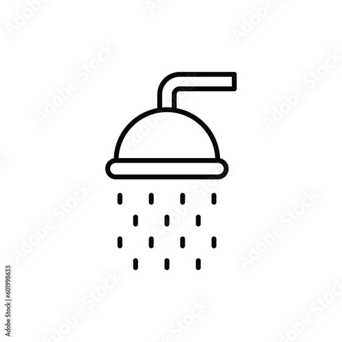 Shower icon vector stock.