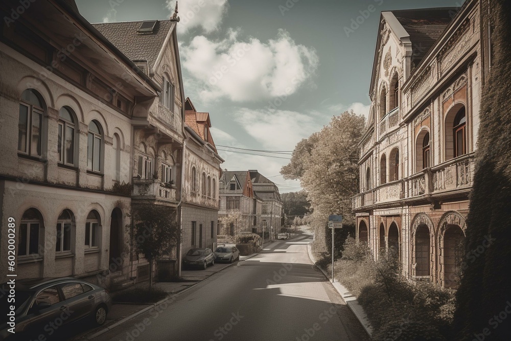 Asten, a city in Upper Austria. Generative AI