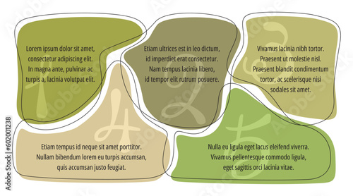 5 steps of sustainable goals infographic template