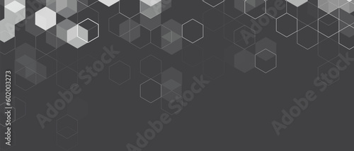 Background hexagon geometric pattern abstract elements design. Concept data technology. Vector tamplate.