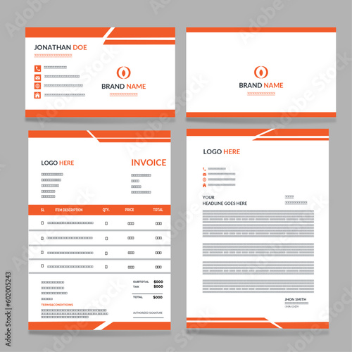 Modern stationary design.