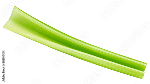 celery isolated on white background, full depth of field