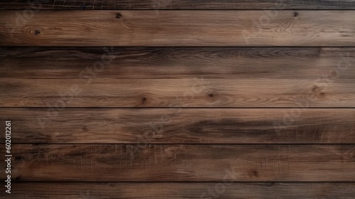 Brown wood texture background. Generative AI.