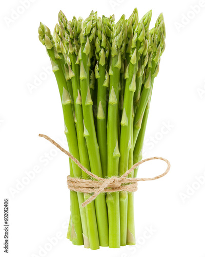 asparagus isolated on white background, full depth of field