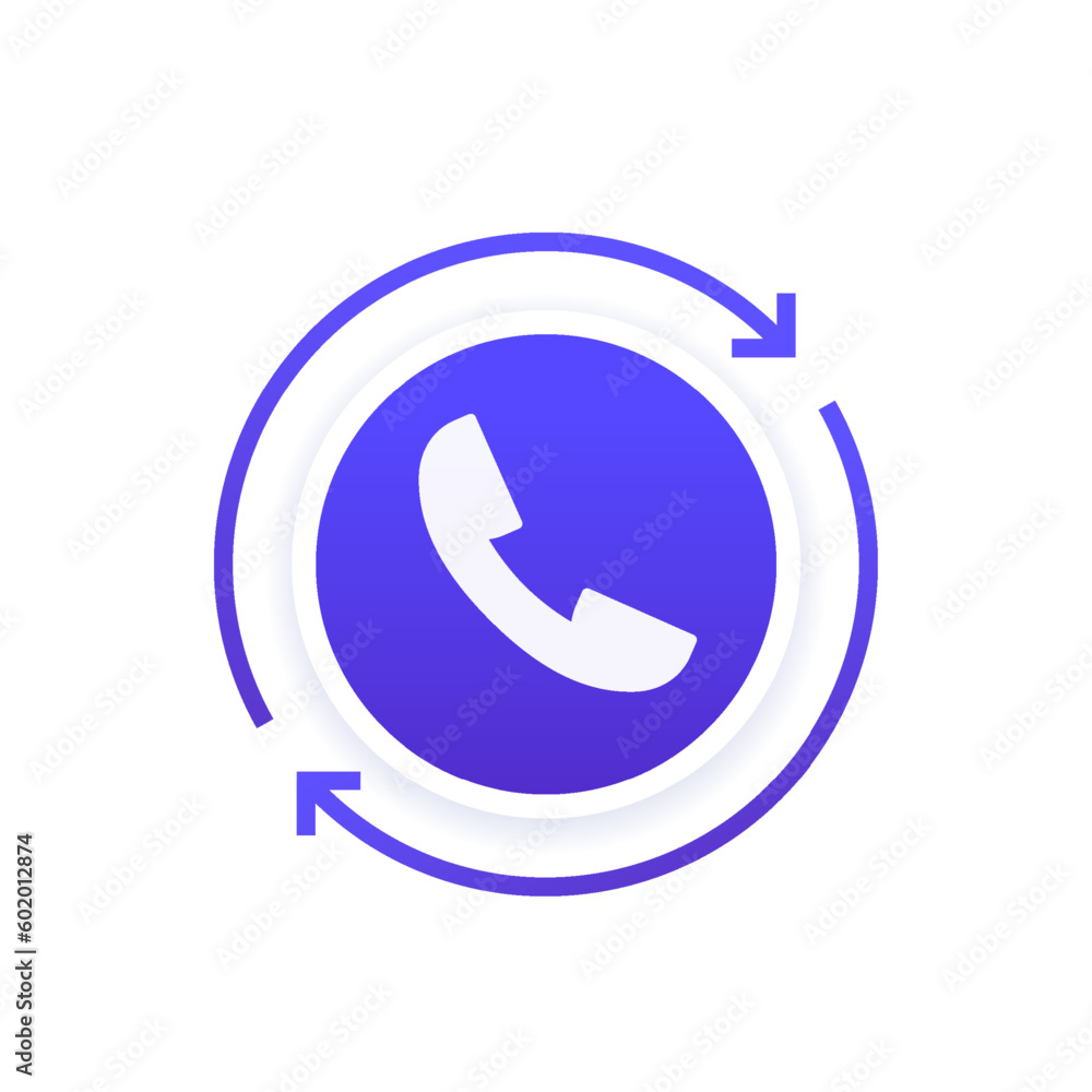 request call, callback icon with a phone, vector design request call, callback icon with a phone, vector design
