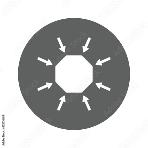 Actuality, actually, entity icon.