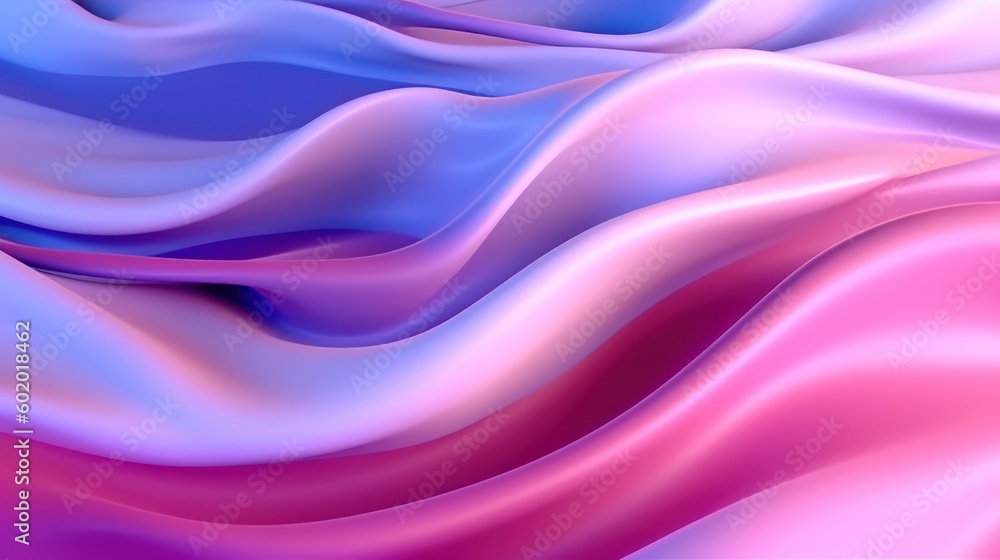 Abstract 3D Background, flowing satin waves Abstract 3D Background, flowing satin waves