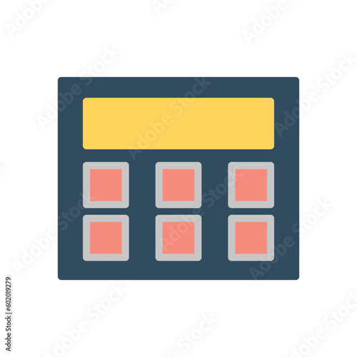 calculator ,icon, vector, illustration, design, template, flat, style