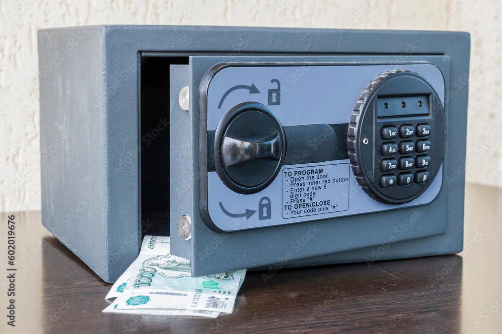 Fototapeta premium Compact safe box