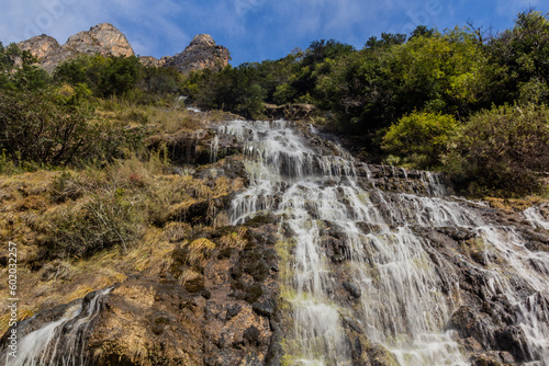 Waterfall in Tiger Leaping Gorge, Yunnan province, China