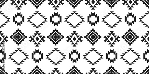 Southwestern Aztec Seamless Pattern. Navajo Print 