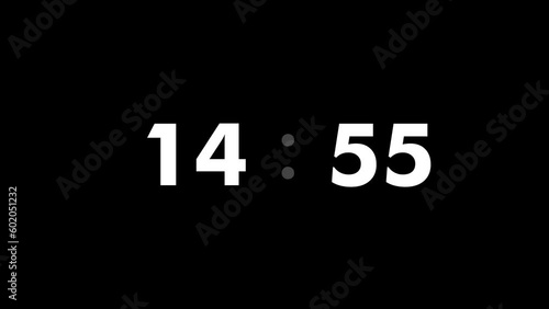 Special Clock 15 Minute countdown animation Timer Countdown. Countdown 15 minutes. 4K UHD photo
