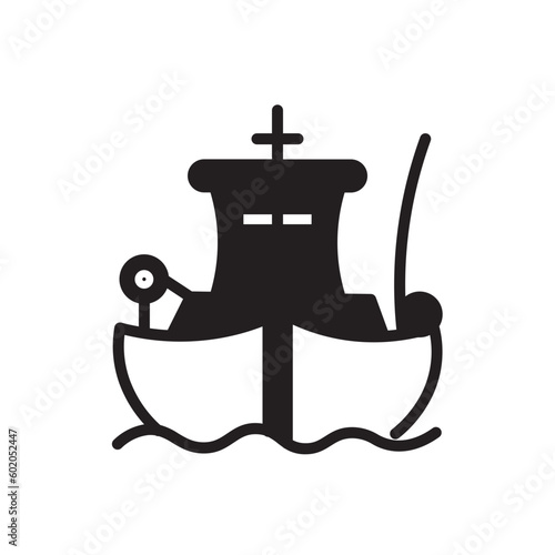 Boat Fish Fisher Icon