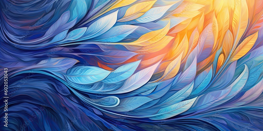 AI Generated. AI Generative. Photo realistic illustration of blue soft feathers. Pattern background texture romantic cozy vibe. Graphic Art Illustration AI Generated. AI Generative. Photo realistic illustration of blue soft feathers. Pattern background texture romantic cozy vibe. Graphic Art Illustration