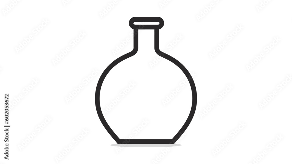 Bottle vector icon, logo isolated on white background Bottle vector icon, logo isolated on white background