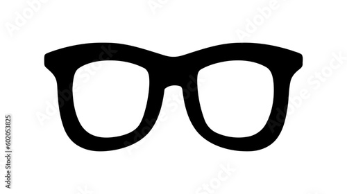 Vector Glasses icon, logo on white background