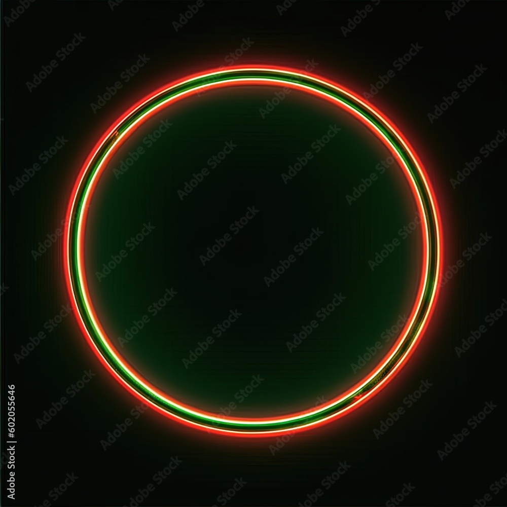 Neon tube Frame Pink Blue orange purple Abstract background, Ai Generative Neon tube Frame Pink Blue orange purple Abstract background, Ai Generative