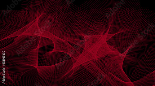 abstract black  background red lines