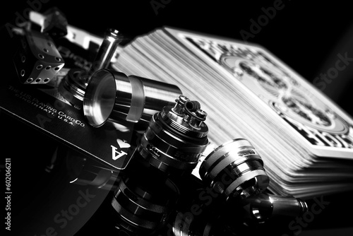 Bild auf Leinwand high end e cigarettes and atomizers