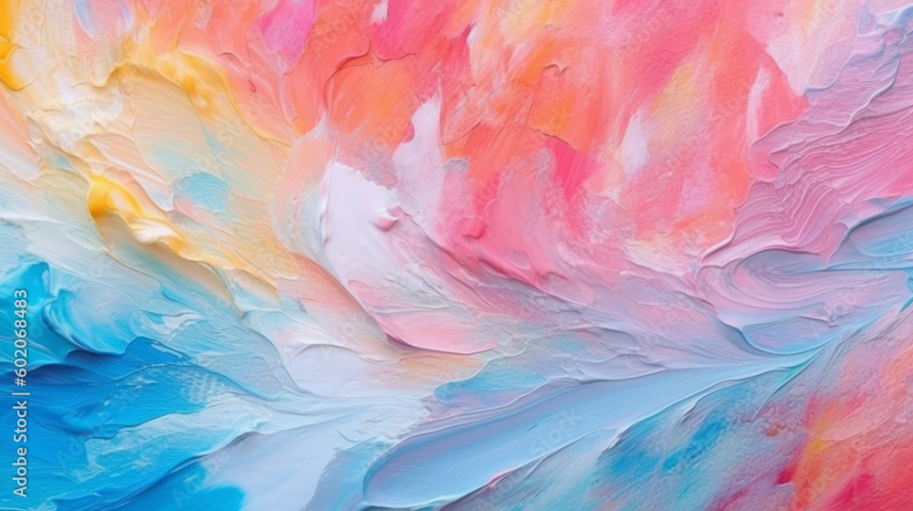 Abstract oil paint pastel color background. Generative ai Abstract oil paint pastel color background. Generative ai