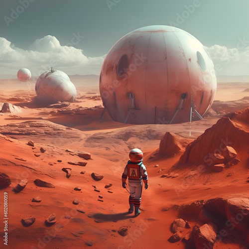 Mars surrealism. ai