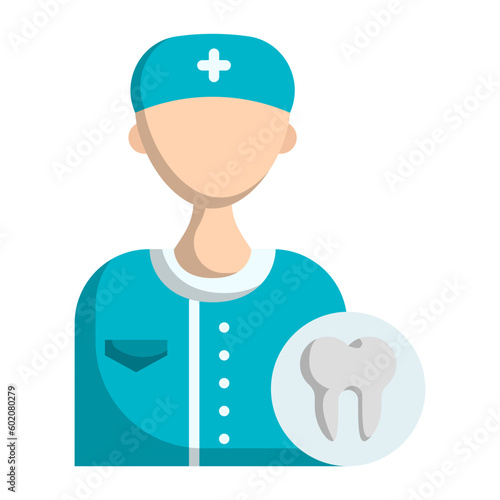 apical microsurgery vector color icon design, Dentistry symbol, Healthcare sign, Dental instrument stock illustration, Oral and Maxillofacial Surgeon concept